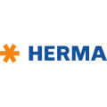 Logo von HERMA, einem Unternehmen für Etikettenlösungen, präsentiert auf der Webseite von FactFinder.